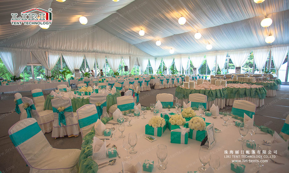 Galss Wall wedding marquee