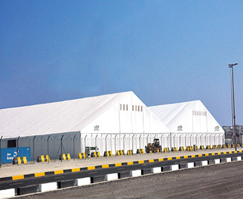 20m 40m Clear Span Industrial Tent Temporary Warehouse Tent​