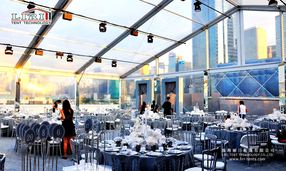 25m Span Transparent Banquet Tent