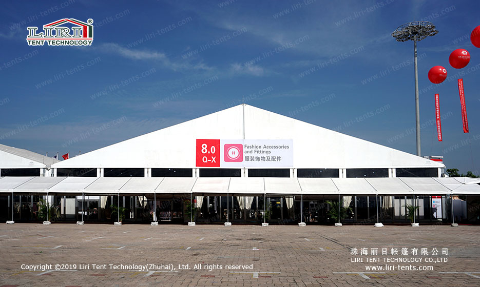 40m clear width exhibition tent 1