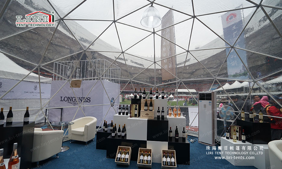 Clear Geodesic Dome for party