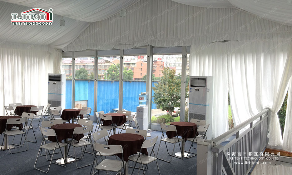 double decker exhibition tent