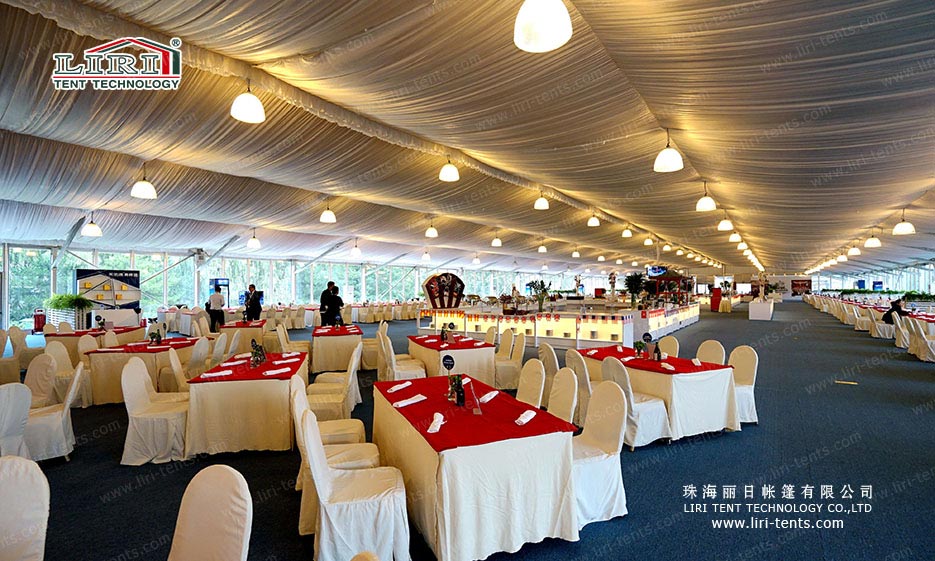 large sport event tent