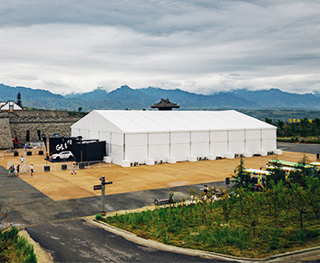 Custom Auto Show Display Tents