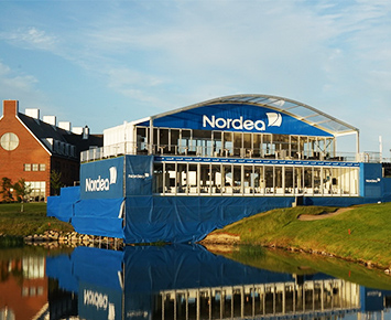 Double Decker Tent For Golf Event