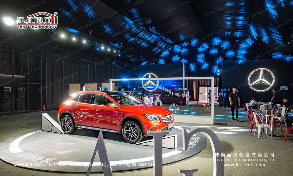 custom auto show display tent