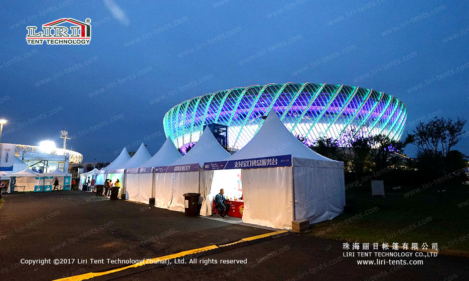 sports event tent decoration