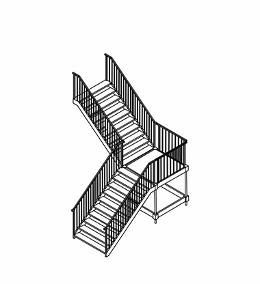 Two Story Tent Stairs Type A2