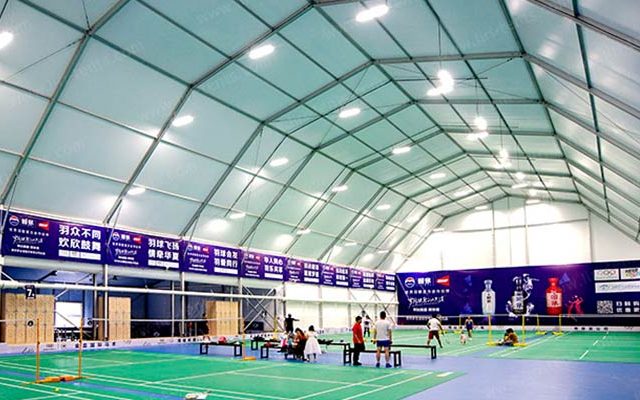 Indoor Badminton Court Tent Video