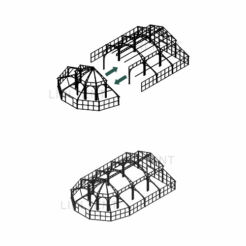 semicircular end