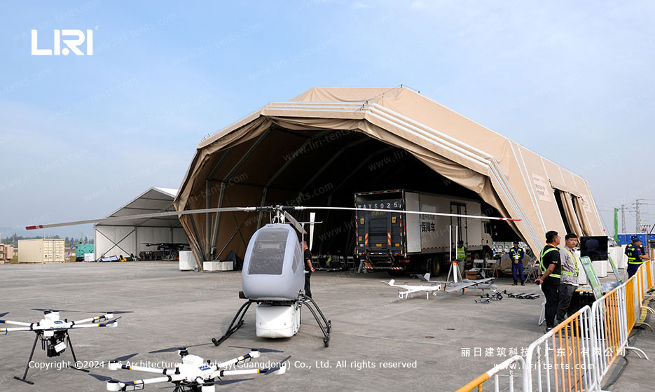 Temporary Aircraft Display Structures for Airshow China